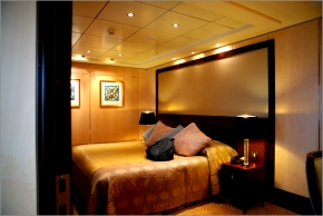 Queen Mary: Kabine Schlafbereich